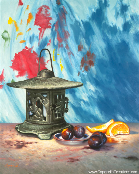 Still Life with Plums