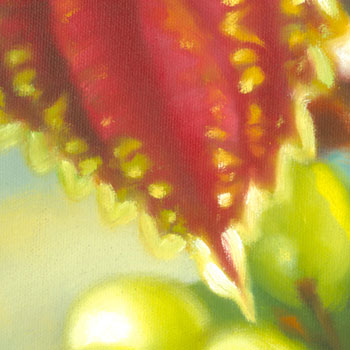 Still Life with Grapes and Oranges - detail #3