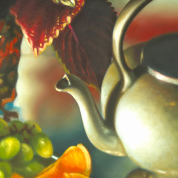 Still Life with Grapes and Oranges - Image 5