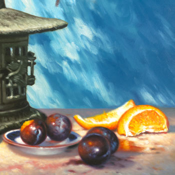 Still Life with Plums - detail #1